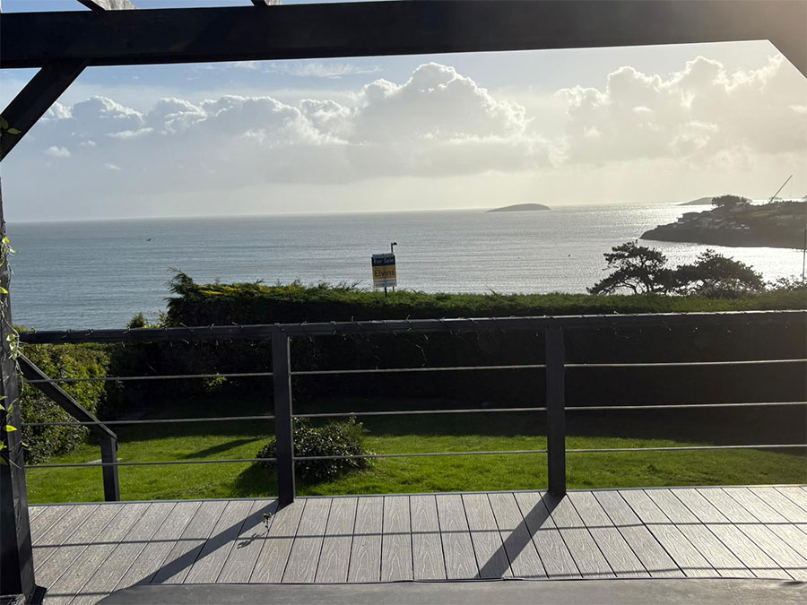 view of abersoch from the clients property