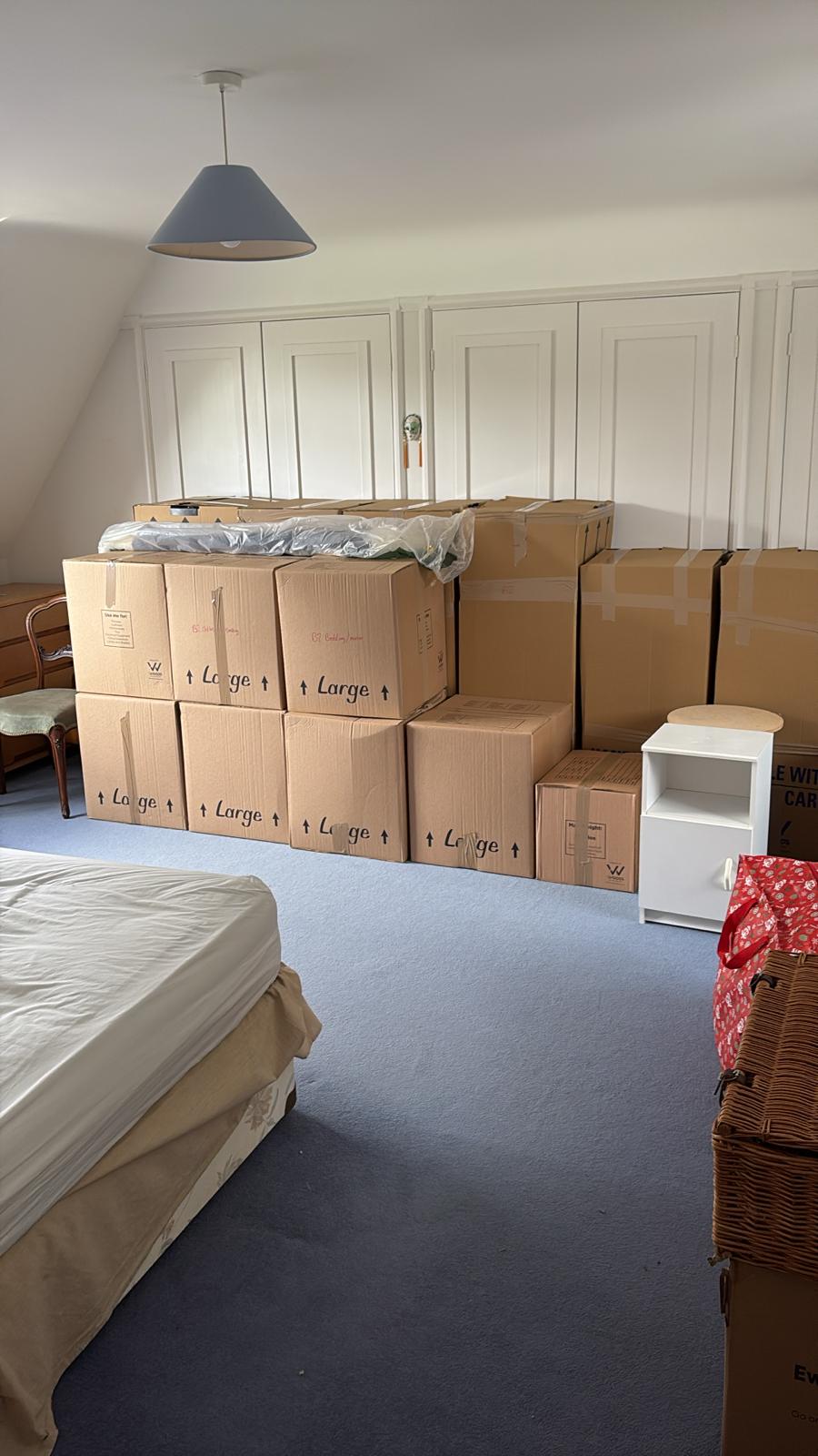 Packed boxes by gibbons removals