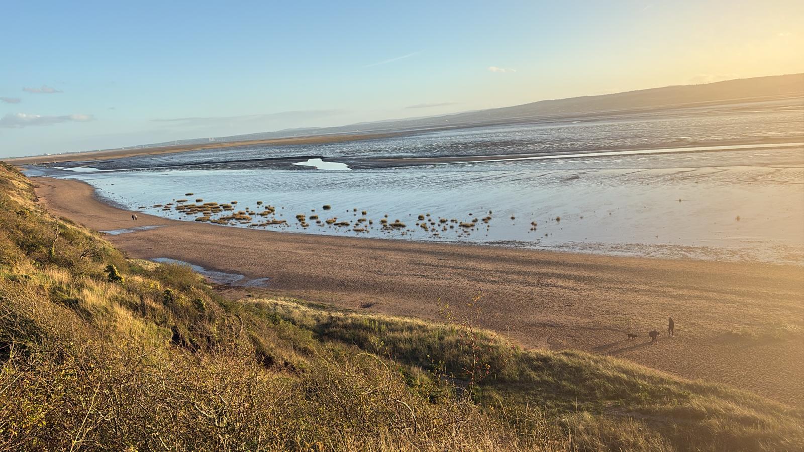 View of Caldy beach