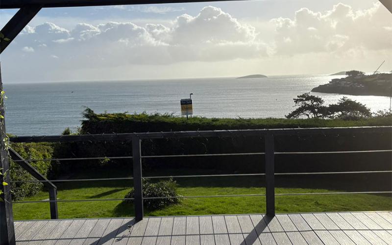 view of abersoch from the clients property