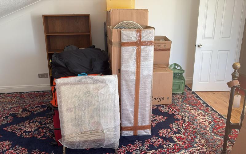 Items packed and protected ahead of move