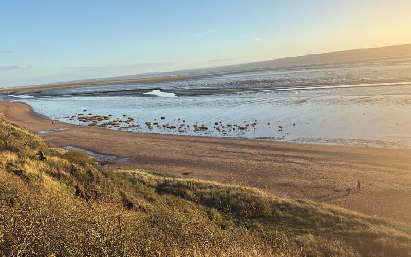 View of Caldy beach