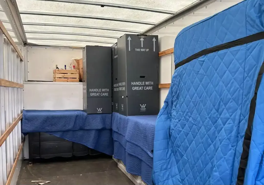Protected furniture during removal